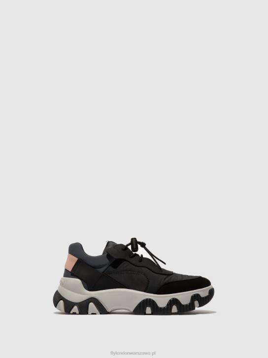 elastyczne buty sportowe fian634 kobiety L8JJ772 multi czarny Fly London
