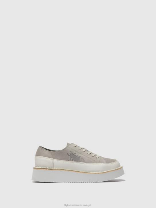 sznurowane buty sportowe cuda099 kobiety L8JJ723 białawy/chmura Fly London