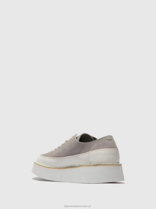 sznurowane buty sportowe cuda099 kobiety L8JJ723 białawy/chmura Fly London