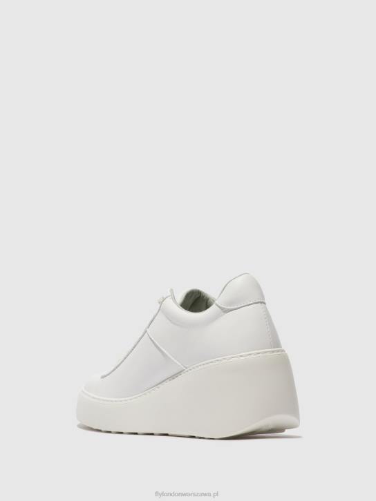 sznurowane buty sportowe delf580 kobiety L8JJ721 biały Fly London