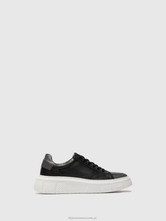 sznurowane buty sportowe emmy510 kobiety L8JJ760 czarny Fly London