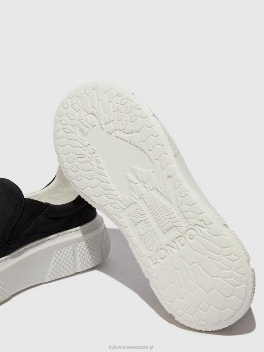 sznurowane buty sportowe emmy510 kobiety L8JJ760 czarny Fly London