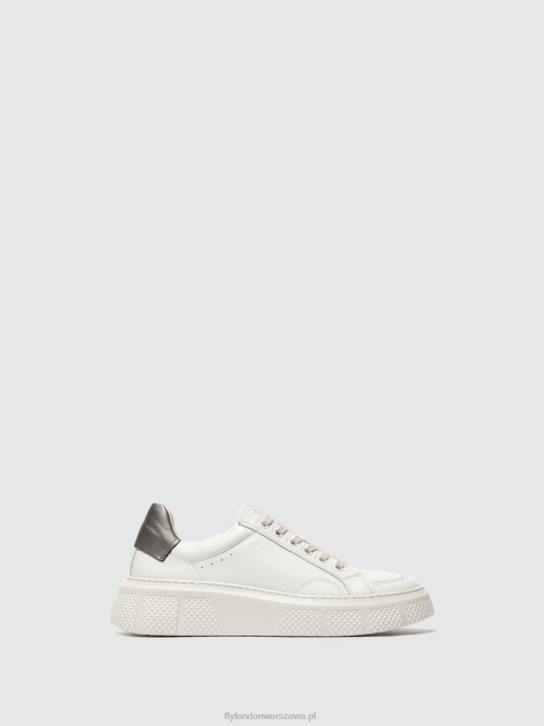 sznurowane buty sportowe emmy510 kobiety L8JJ761 biały Fly London