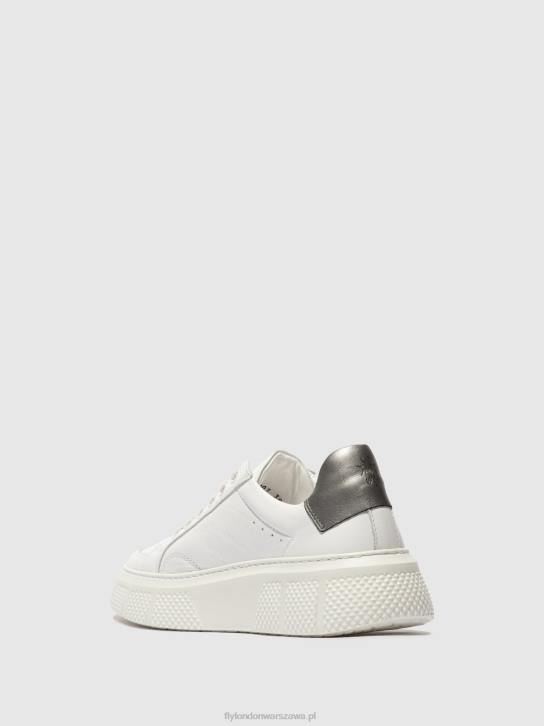 sznurowane buty sportowe emmy510 kobiety L8JJ761 biały Fly London