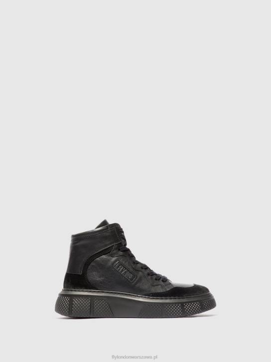 sznurowane buty sportowe eppe531 kobiety L8JJ736 czarny Fly London