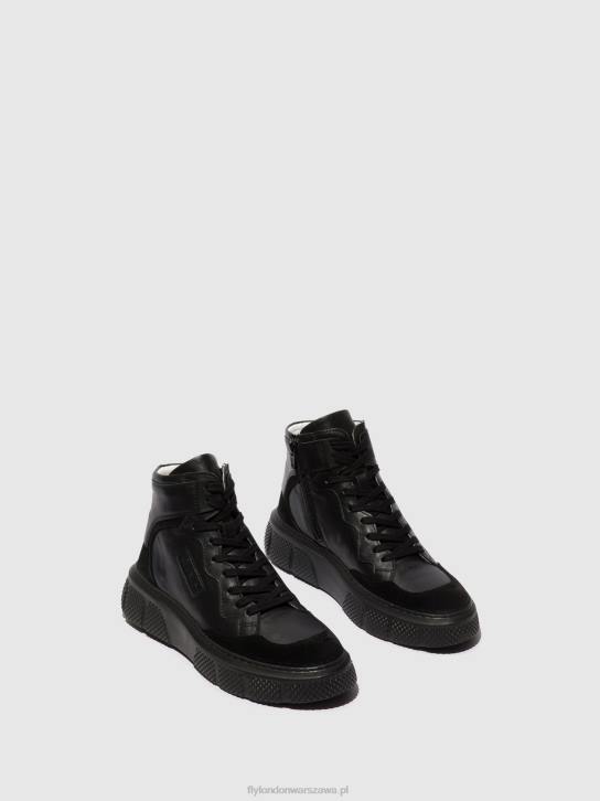 sznurowane buty sportowe eppe531 kobiety L8JJ736 czarny Fly London