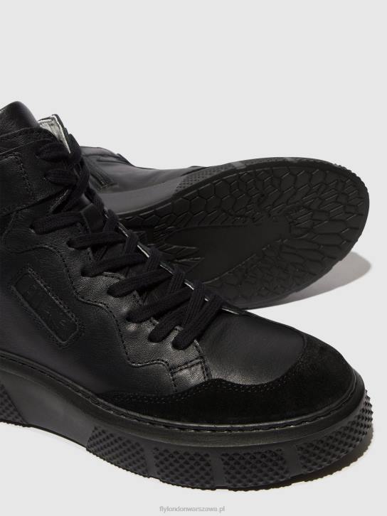 sznurowane buty sportowe eppe531 kobiety L8JJ736 czarny Fly London