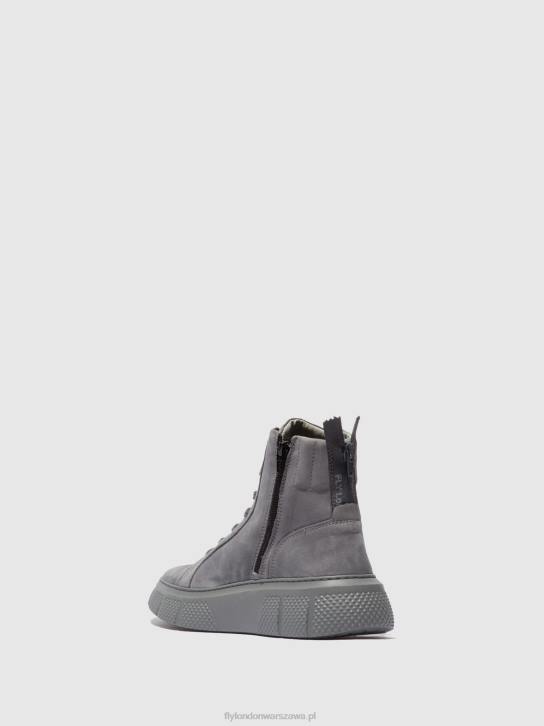 sznurowane buty sportowe erby484 kobiety L8JJ765 soranowo niebieskoszary Fly London