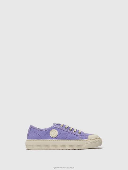 sznurowane buty sportowe tere557 kobiety L8JJ739 lawenda Fly London