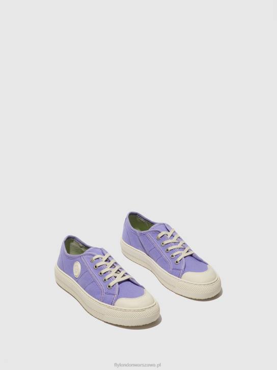 sznurowane buty sportowe tere557 kobiety L8JJ739 lawenda Fly London
