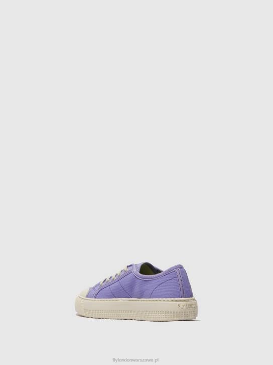 sznurowane buty sportowe tere557 kobiety L8JJ739 lawenda Fly London