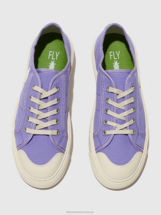 sznurowane buty sportowe tere557 kobiety L8JJ739 lawenda Fly London