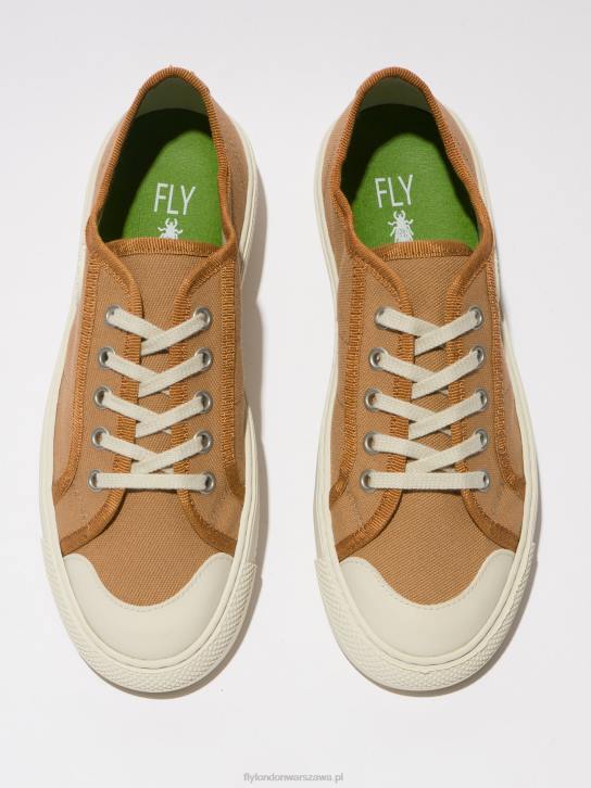 sznurowane buty sportowe tere557 kobiety L8JJ740 kolor ciemnoszary Fly London