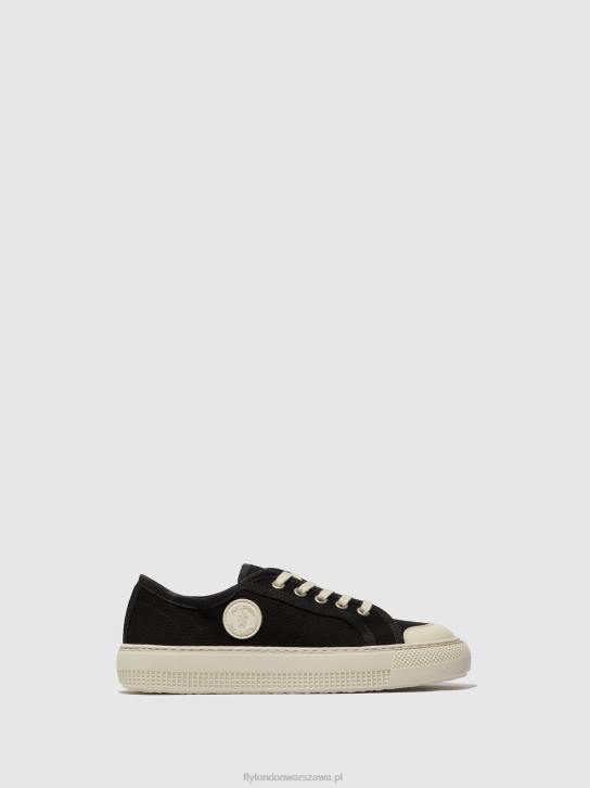 sznurowane buty sportowe tere557 kobiety L8JJ742 czarny Fly London
