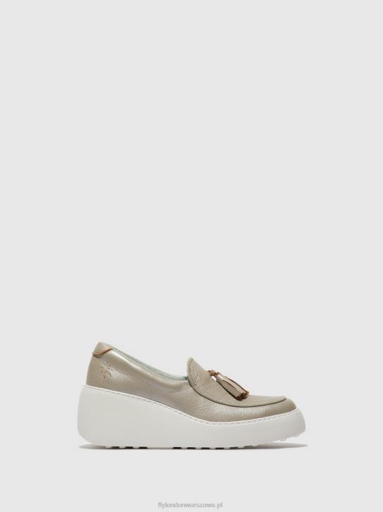 wsuwane buty sportowe dala579 kobiety L8JJ705 srebro Fly London