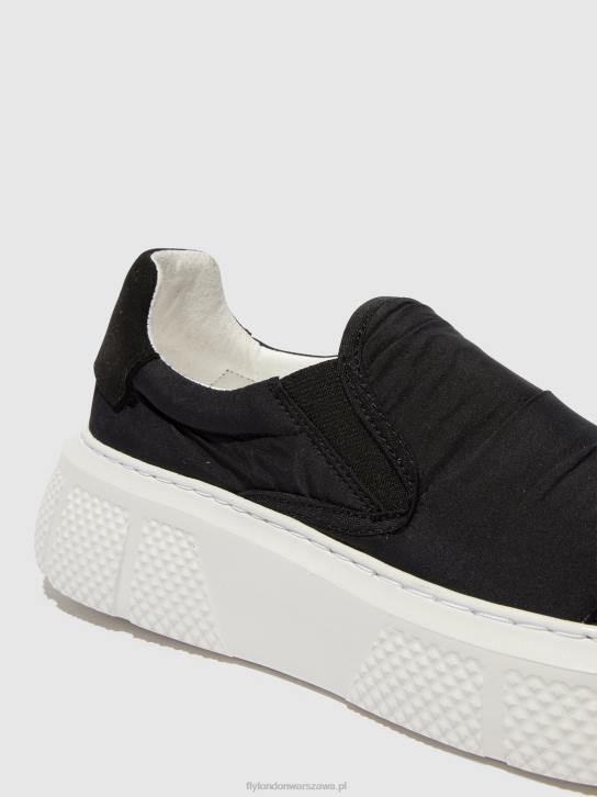 wsuwane buty sportowe elin509 kobiety L8JJ752 czarny Fly London