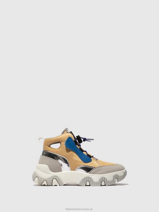 wysokie buty sportowe feny633 kobiety L8JJ747 brzoskwinia Fly London