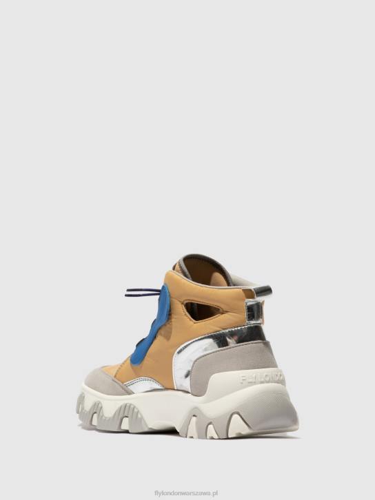 wysokie buty sportowe feny633 kobiety L8JJ747 brzoskwinia Fly London