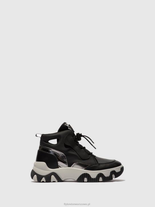 wysokie buty sportowe feny633 kobiety L8JJ771 multi czarny Fly London