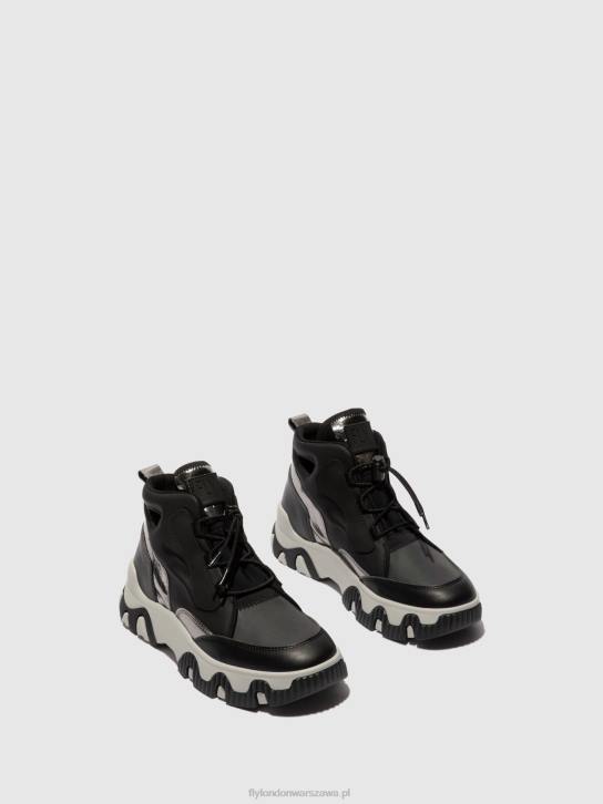 wysokie buty sportowe feny633 kobiety L8JJ771 multi czarny Fly London