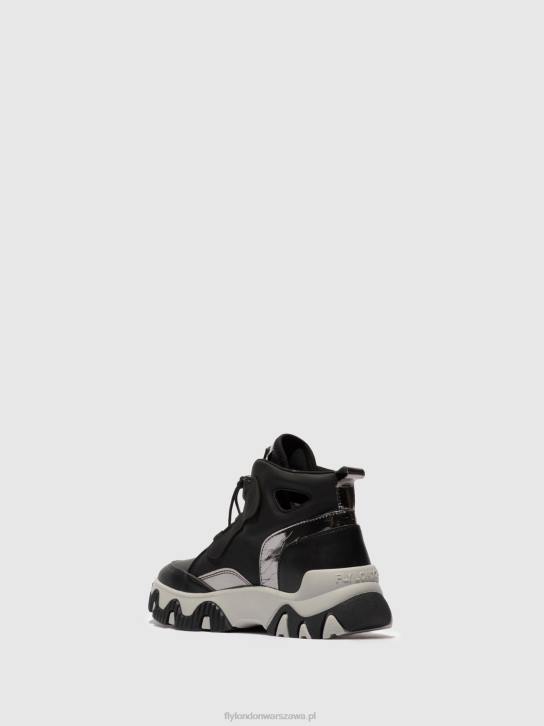 wysokie buty sportowe feny633 kobiety L8JJ771 multi czarny Fly London