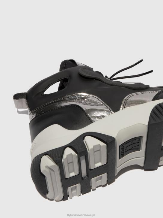 wysokie buty sportowe feny633 kobiety L8JJ771 multi czarny Fly London
