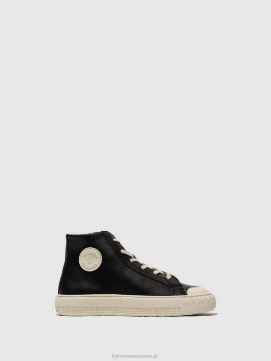wysokie buty sportowe topy586 kobiety L8JJ726 czarny Fly London