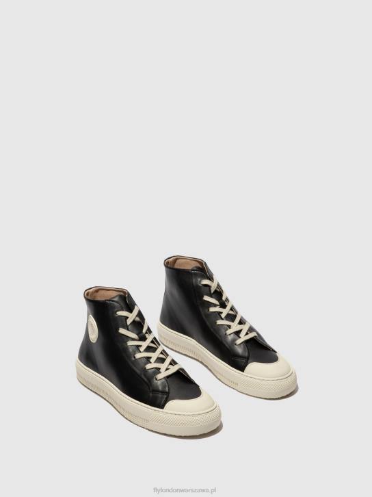 wysokie buty sportowe topy586 kobiety L8JJ726 czarny Fly London