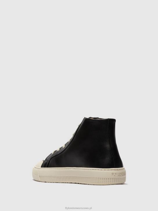 wysokie buty sportowe topy586 kobiety L8JJ726 czarny Fly London