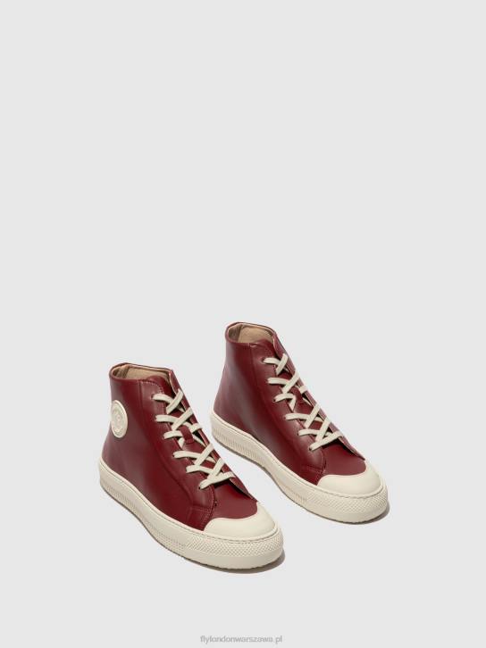 wysokie buty sportowe topy586 kobiety L8JJ727 bordeaux Fly London