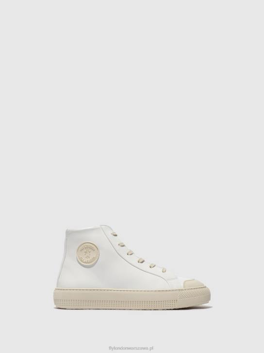 wysokie buty sportowe topy586 kobiety L8JJ729 biały Fly London