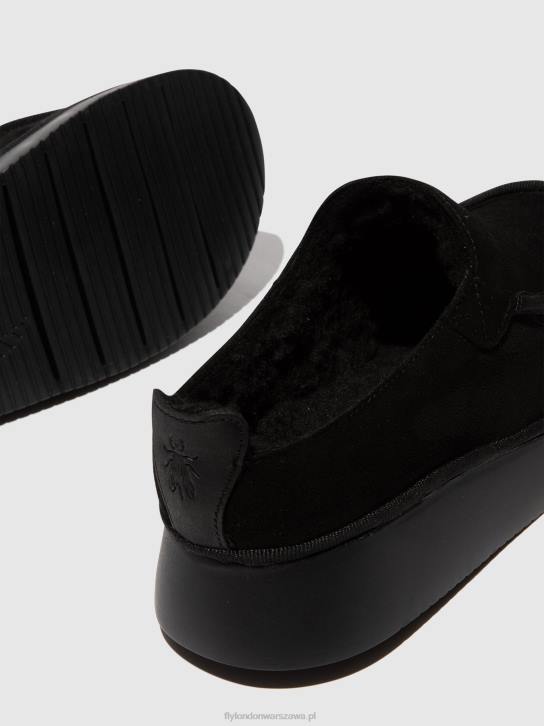 buty zamknięte ceze361 kobiety L8JJ693 czarny Fly London