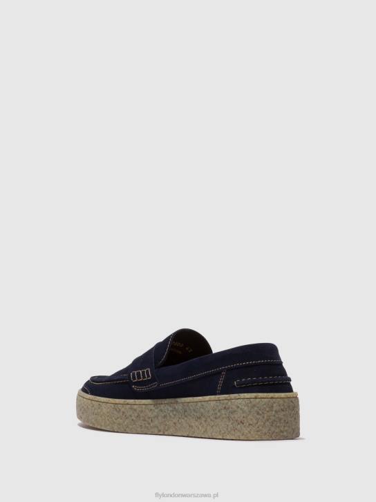 buty wsuwane roel517 mężczyźni L8JJ828 marynarka wojenna Fly London