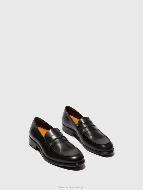 mokasyny buty mebo956 mężczyźni L8JJ816 czarny Fly London