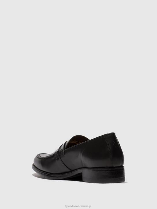 mokasyny buty mebo956 mężczyźni L8JJ816 czarny Fly London