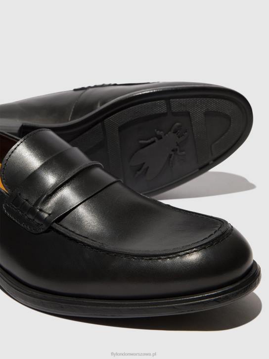 mokasyny buty mebo956 mężczyźni L8JJ816 czarny Fly London