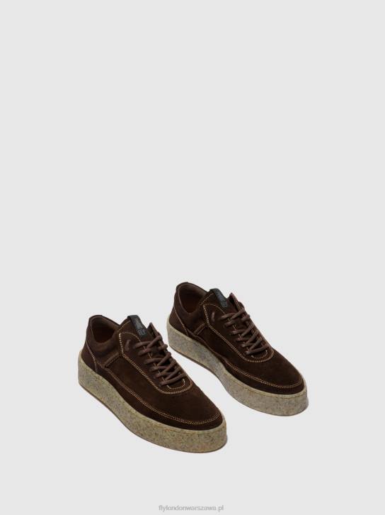 buty sznurowane ruko589 mężczyźni L8JJ819 mokka Fly London