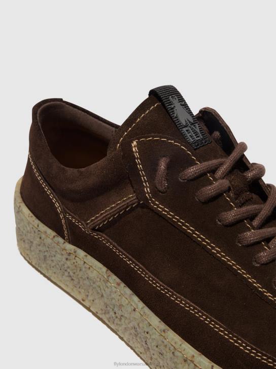 buty sznurowane ruko589 mężczyźni L8JJ819 mokka Fly London