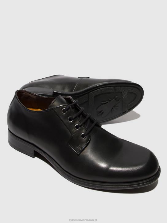 sznurowane buty maso957 mężczyźni L8JJ822 czarny Fly London