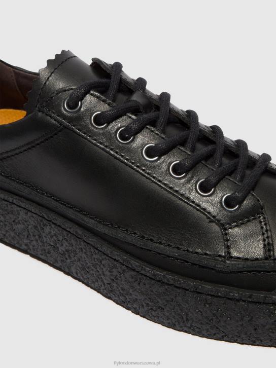 sznurowane buty ronn519 mężczyźni L8JJ825 czarny Fly London