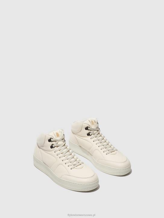 sznurowane buty sportowe beap543 mężczyźni L8JJ834 białawy Fly London