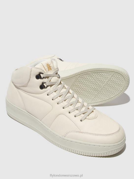 sznurowane buty sportowe beap543 mężczyźni L8JJ834 białawy Fly London