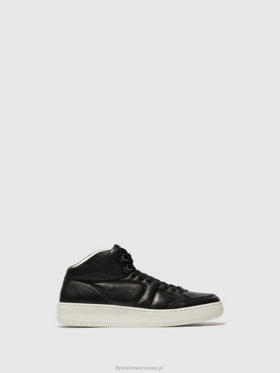 sznurowane buty sportowe beap543 mężczyźni L8JJ835 czarny Fly London