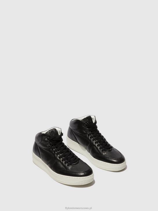 sznurowane buty sportowe beap543 mężczyźni L8JJ835 czarny Fly London
