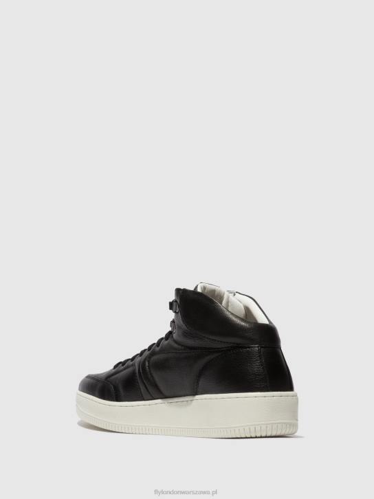 sznurowane buty sportowe beap543 mężczyźni L8JJ835 czarny Fly London