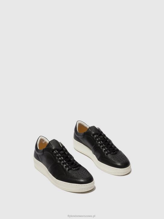 sznurowane buty sportowe bude516 mężczyźni L8JJ840 czarny Fly London