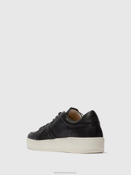 sznurowane buty sportowe bude516 mężczyźni L8JJ840 czarny Fly London