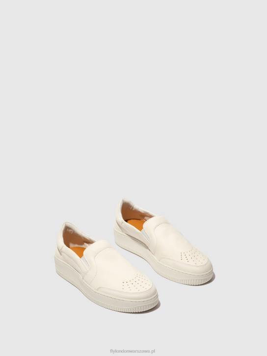 wsuwane buty sportowe miska515 mężczyźni L8JJ838 białawy Fly London