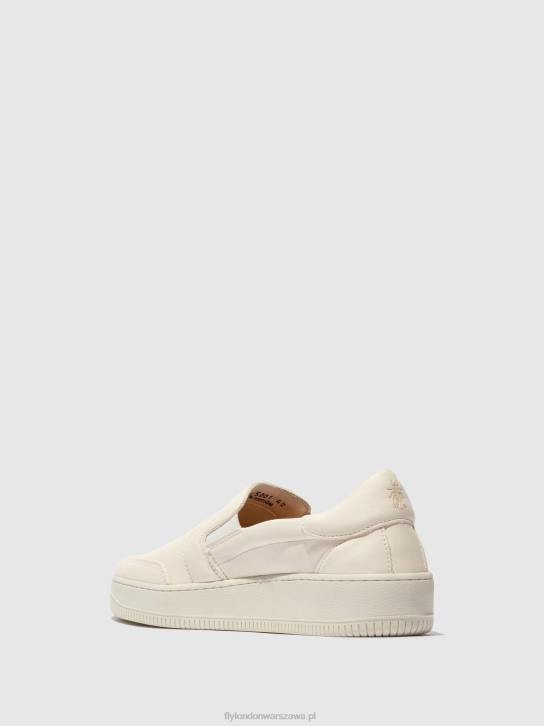 wsuwane buty sportowe miska515 mężczyźni L8JJ838 białawy Fly London