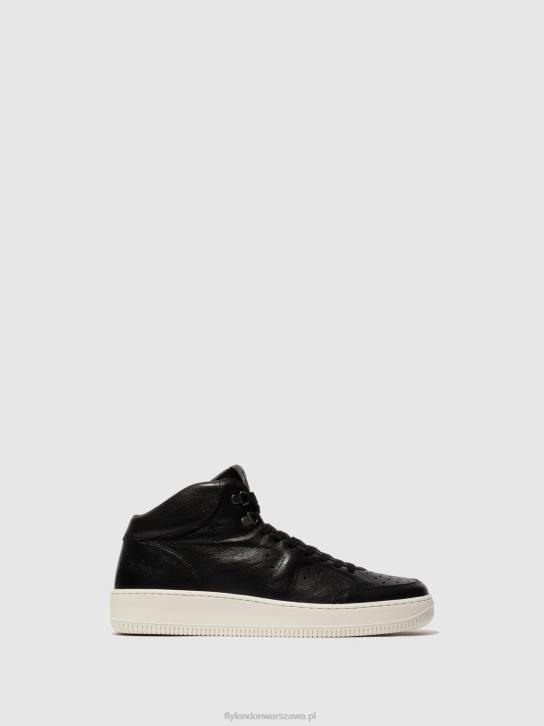 wysokie buty sportowe beat514 mężczyźni L8JJ841 czarny Fly London